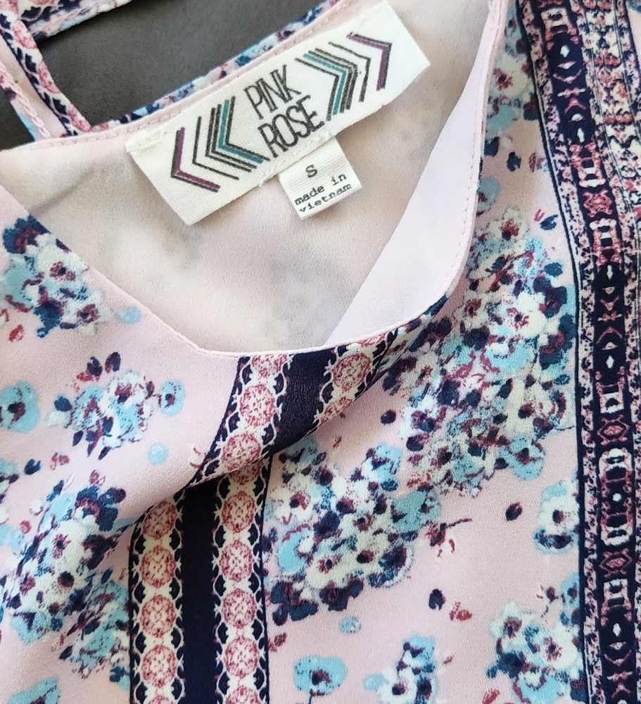 Pink Rose dress S